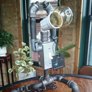 robot warrior one industrial lamp